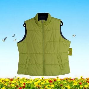 MADE FOR‎ LIFE VEST GALVESTON GREEN & NAVY SIZE XL NWT
